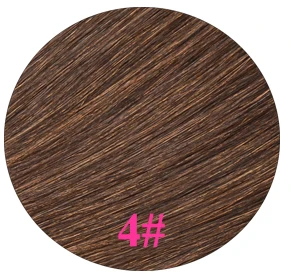 Light brown Doreen волосы для наращивания, 100 г, 120 г, от 14 до 22, человеческие волосы Remy для наращивания, без зажимов - Цвет: Light brown