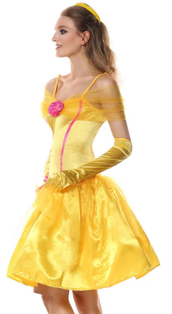 belle adults fancy dress costume