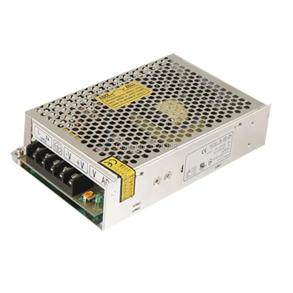 

S-50-24 AC 100 - 120 V / 200 - 240 V beralih sopir daya untuk Strip dipimpin cahaya 50 W