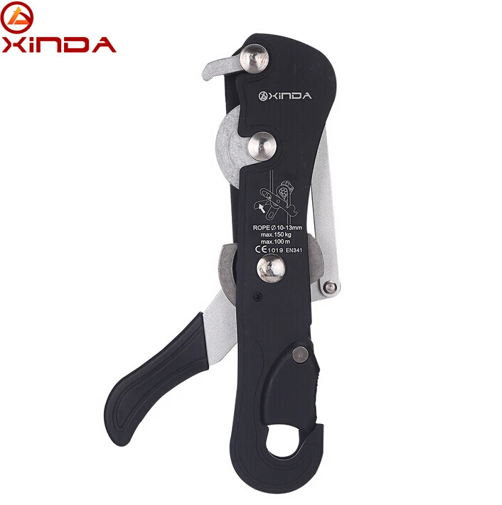 

XINDA Professional Rock Climbing Handle Control Abseiling Device Descender Outdoor Rappelling Antomatic Brake Decent Tool