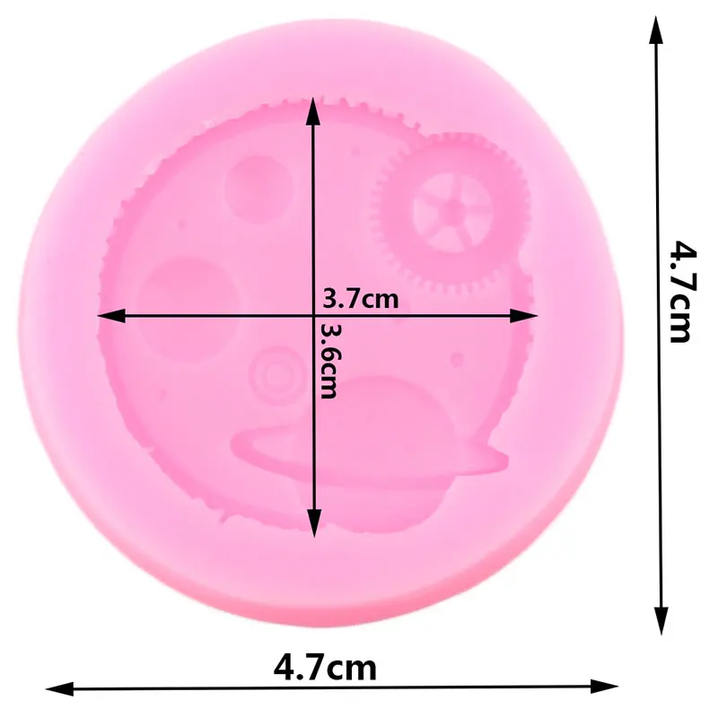 Промышленные Стимпанк Шестерни силиконовые формы кекс Топпер помадка формы украшения торта инструменты Конфеты глины шоколадные формы для мастики
