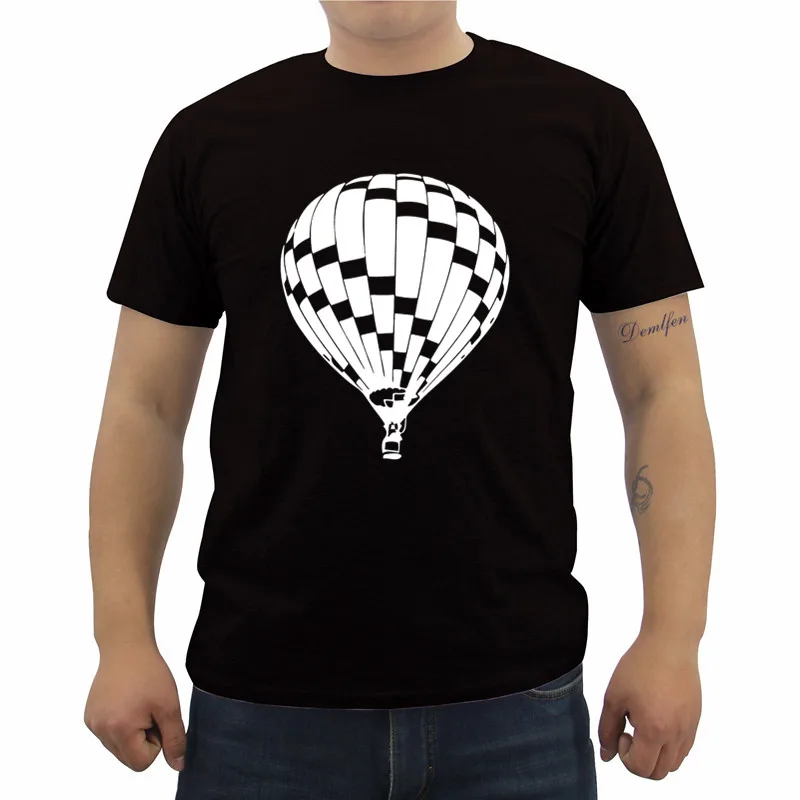 Fashion Men's Cotton T Shirt New Art Design Hot Air