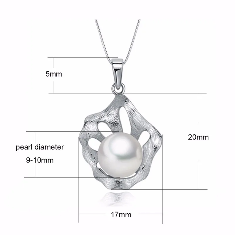 Sinya freshwater pearl pendant necklace charm chokers jewelry for women TZ09047P