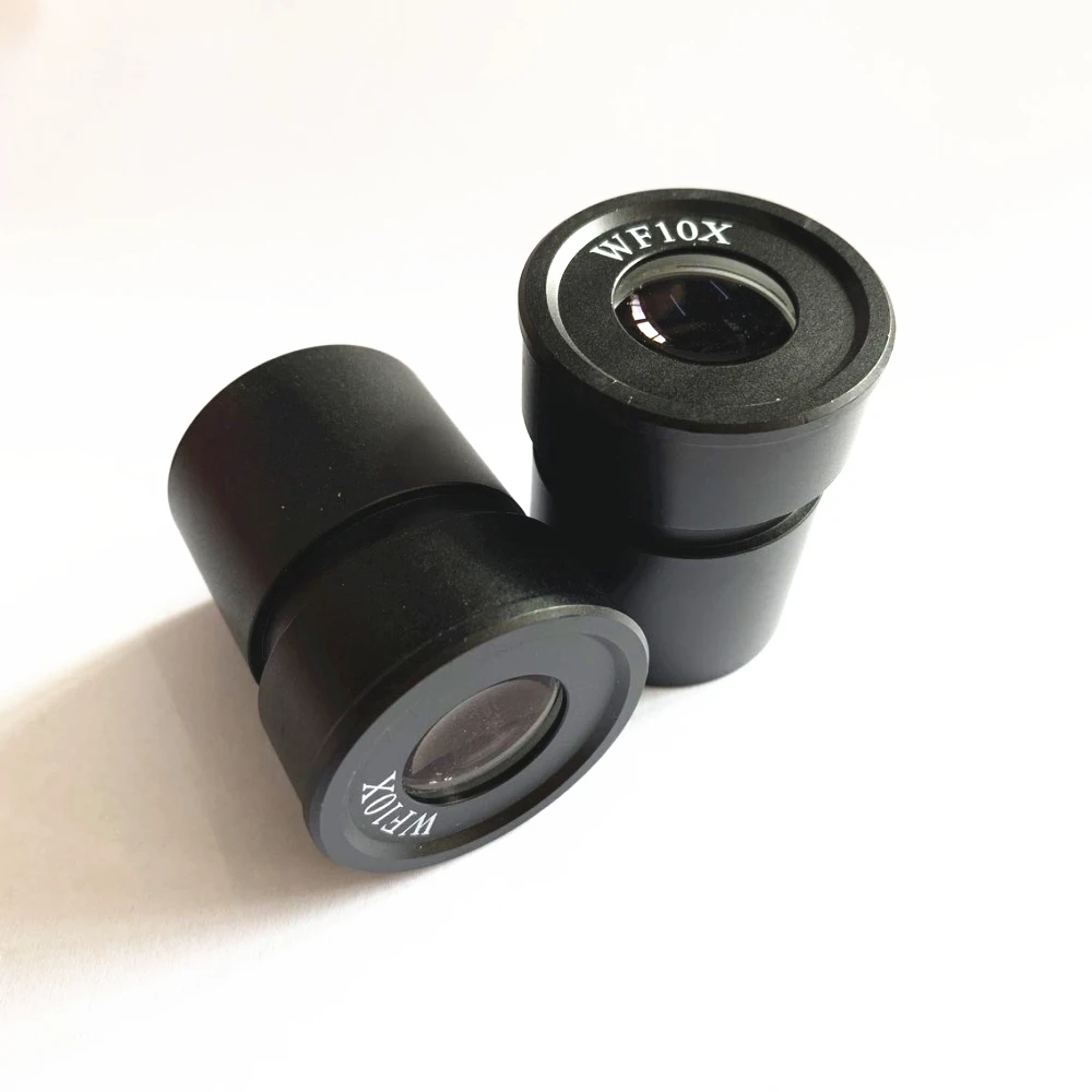 2 шт. окуляр WF10x с углом обзора ахроматизм стерео микроскопом 30 5 мм|microscope eyepiece|stereo