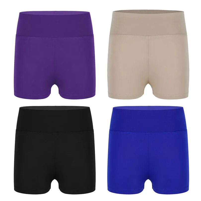 iEFiEL Girls Kids Stretch Bike Shorts Gym Gymnastics Ballet Dance Underwear Bottoms for Sports Workout iEFiEL Girls Kids Stretch Bike Shorts Gym Gymnastics Ballet Dance Underwear Bottoms for Sports Workout