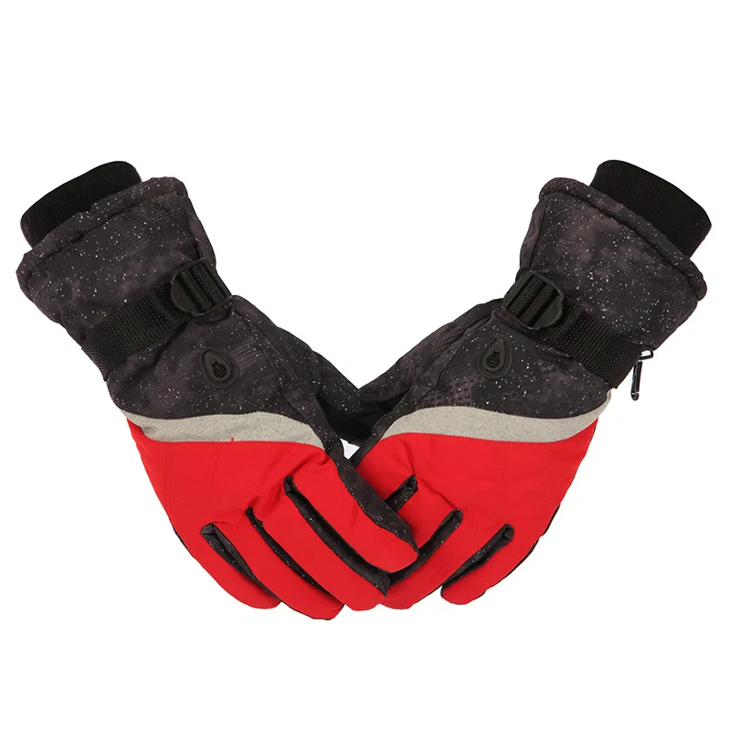Winter Outdoor Ski Skiing Gloves Men Women Thicken Thermal Sonw