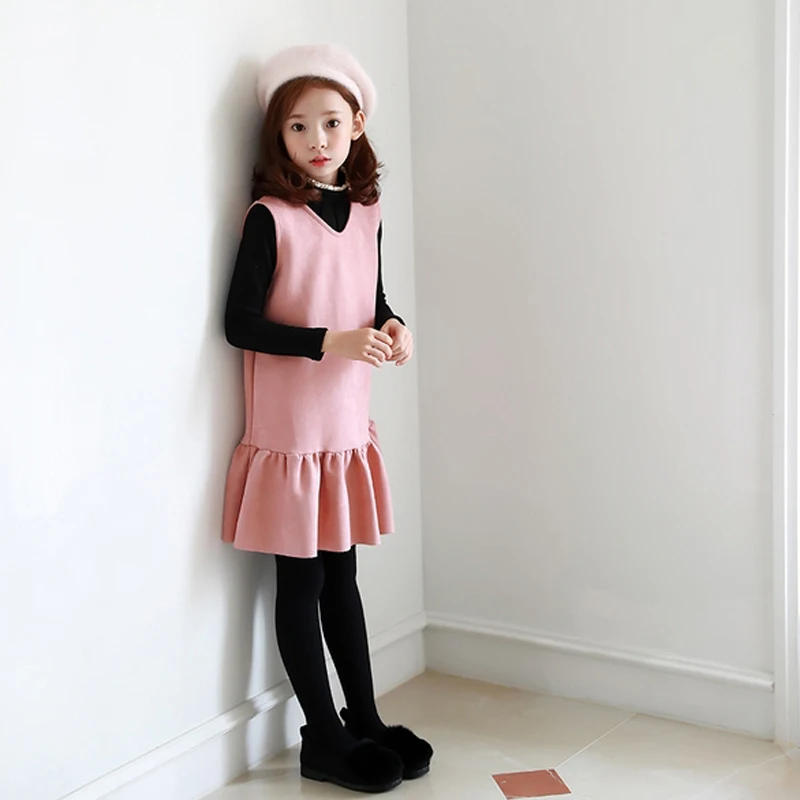 Детское зимнее платье без рукавов на осень/зиму|girls winter dress|toddler girl dressesdress princess |
