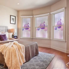 Статическая витражная оконная пленка матовый и Непрозрачный домашний декор цифровая печать съемный BLT291 Летающий эстетик