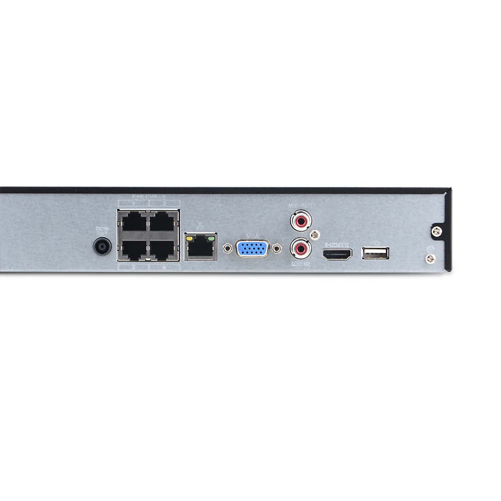 Сетевой видеорегистратор Dahua 4 канала POE NVR компактный 1U 4PoE Видео Регистраторы