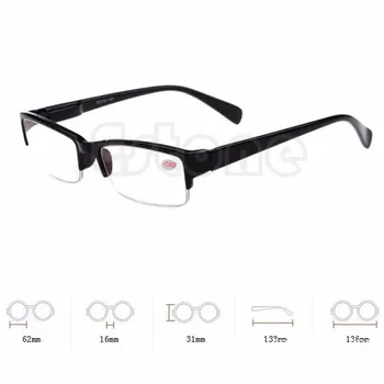 

New Black Frames Semi-rimless Eyeglass Myopia Glasses -1 -1.5 -2 -2.5 -3 -3.5 -4