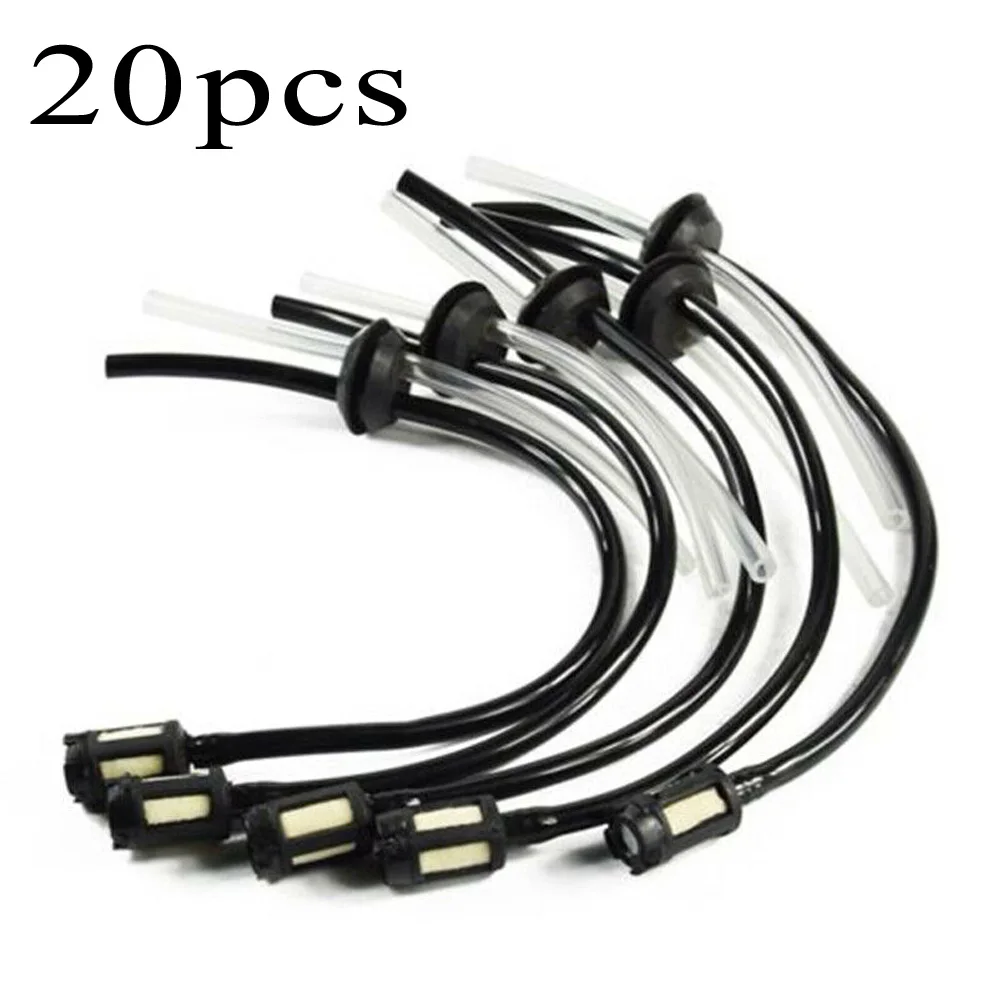 

Plastic + Rubber Cutter Fuel Pipe Kit Grass Weed Cutting Tool Garden 20pcs Line Hose Lawn Mower Plastic Rubber