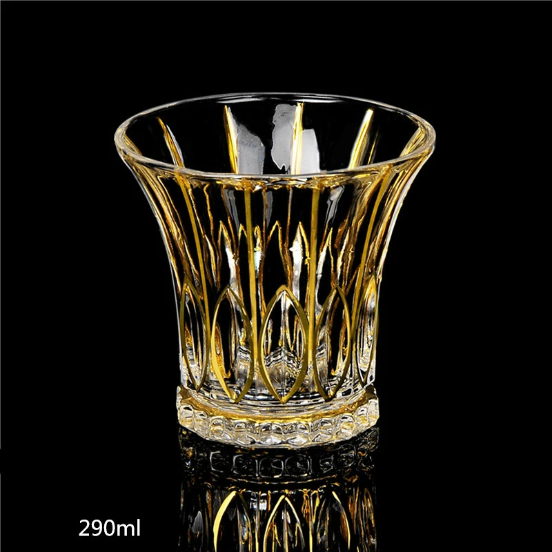 Чешское богемное стекло для виски, золотая, уникальная форма, птичье гнездо, призматический Chivas, бокал для вина, es Cup vandroid De Cristal