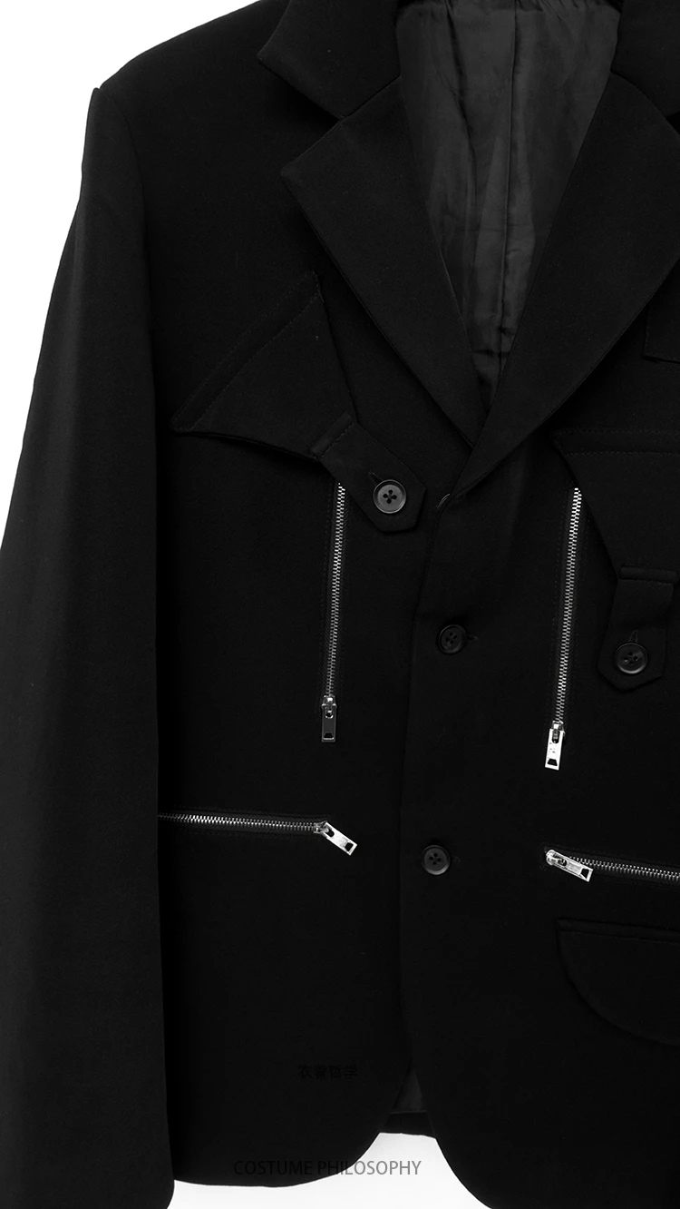 S ~ 5XL настраиваемый большой код новая мужская одежда GD волос стилист оригинальный