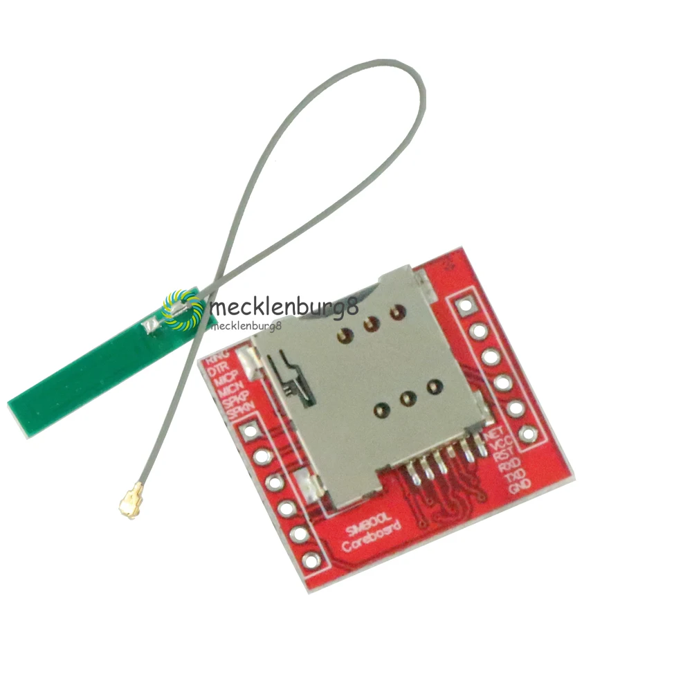 Самый маленький SIM800L GPRS GPS GSM модуль карта MicroSIM Core плата четырехдиапазонный TTL