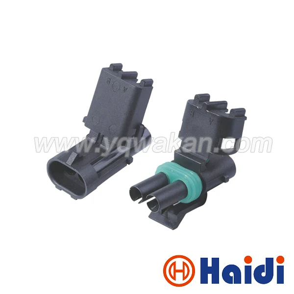 

Free shipping 5sets delphi 2.5 Series 2 Female and Male Weather Pack Electrical Wire connectors 12010973 12015792