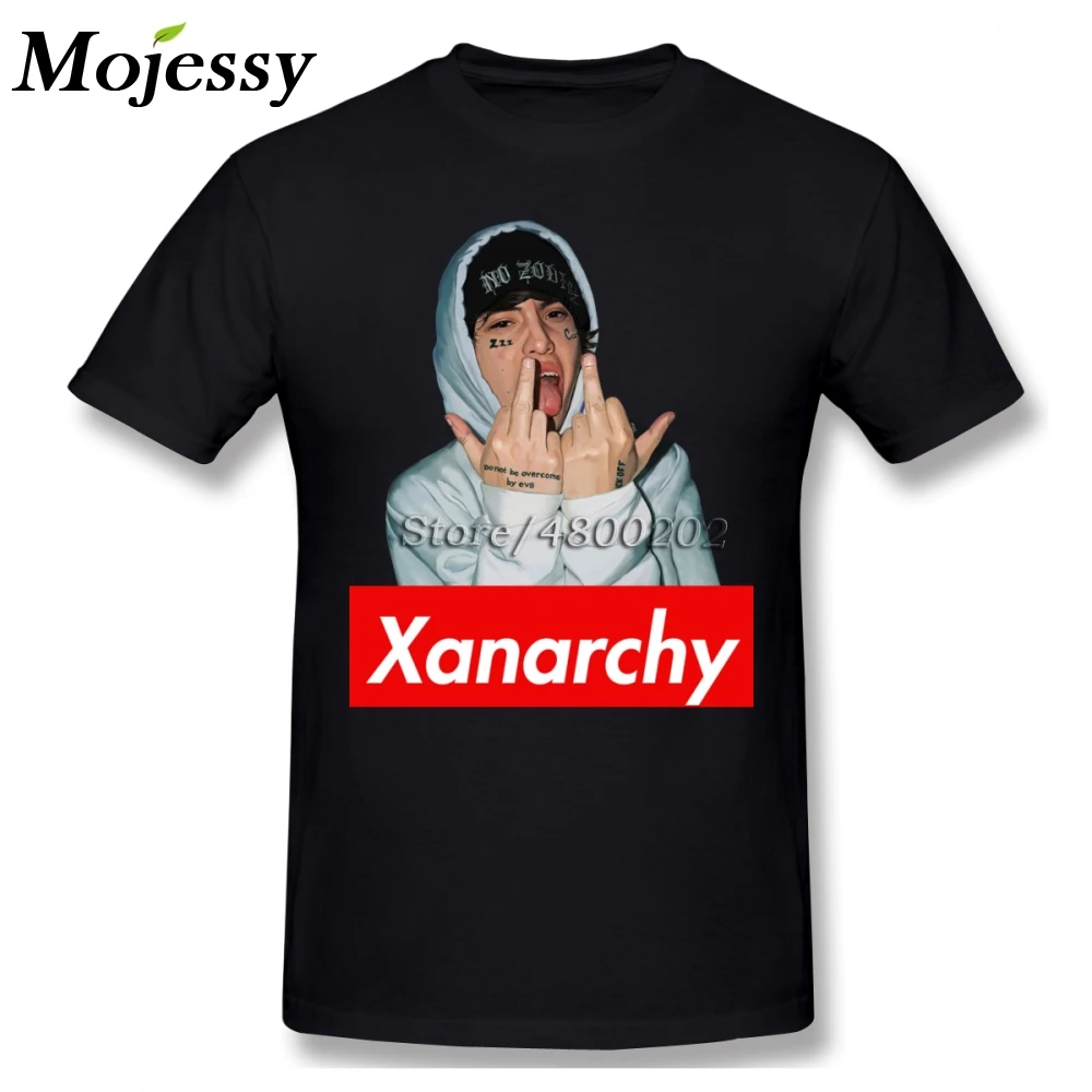Рэппер Lil Xan Xanarchy футболка для мужчин плюс размер 5XL группа тройник | Мужская