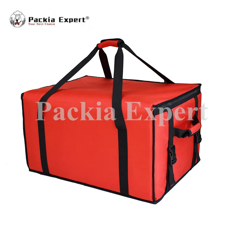 Caixa de Entrega de Pizza Bolsa da Entrega da Pizza Portador de Catering Fechamento com Zíper 16 h Grande Motocicleta Zl-615542 2-way 23 l x 20 w