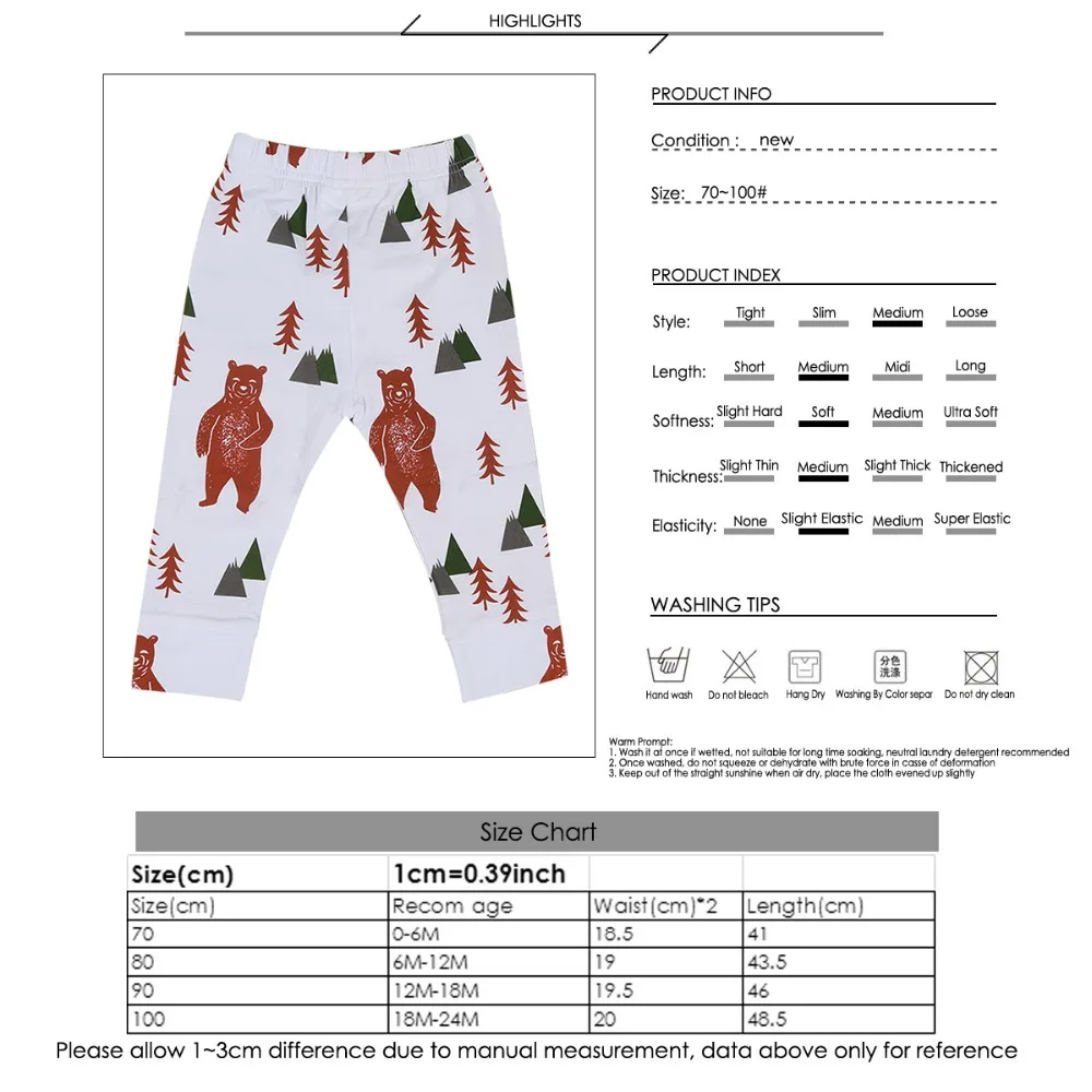 Puseky/детские штаны для малышей повседневные свободные леггинсы с рисунком животных для маленьких мальчиков и девочек штаны-шаровары весенне-осенняя одежда для детей от 0 до 24 месяцев