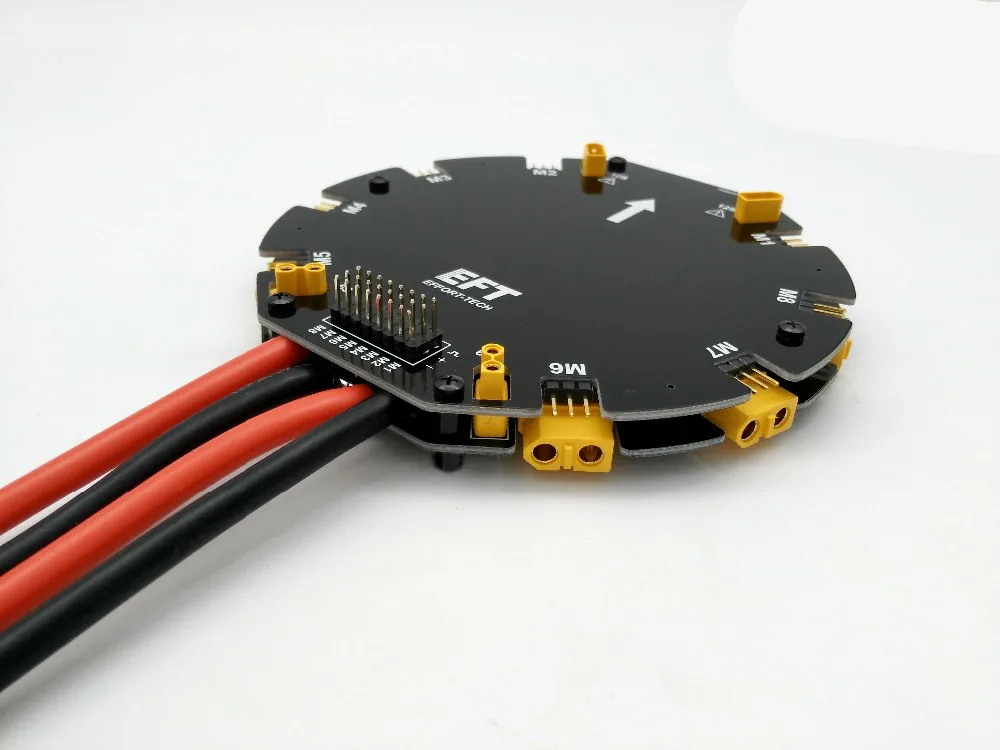 Aerops Large Current Power Distribution Managemant Board PDB Board 12S 480A for Agricultural drone Quadcopter Hexacopter