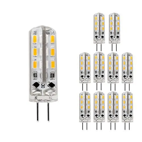 10 шт. G4 светодиодный DC 12 В SMD 3014 24LED s 48LED 57LED светодиодная лампа освесветильник 3 Вт 5