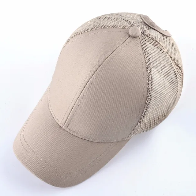 2018 New Fashion Ponytail Baseball Cap Women Summer Mesh Snapback Hats Female Messy Bun Black Hat Casual Cotton Bone Casquette