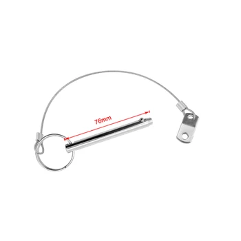 

Boat Bimini Top 316 Stainless Steel Quick Release Pin with 240mm Lanyard
