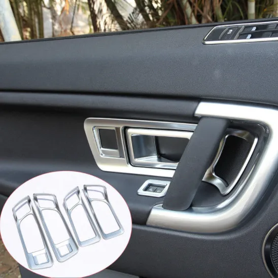 

For Land Rover Discovery Sport 2015-2017 Car Styling ABS Chrome Interior Door Handle Frame Trim Car Accessories 4Pcs