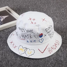 Унисекс Харадзюку ведро шляпа Рыбалка Открытый хип хоп кепка мужская летняя Рыбацкая шляпа женская