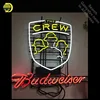 Budweise Columbus Crew neon Signs Glass Tube Neon Bulbs Sign neon lights Recreation Wall Windows Iconic Sign Neon Light LAmps