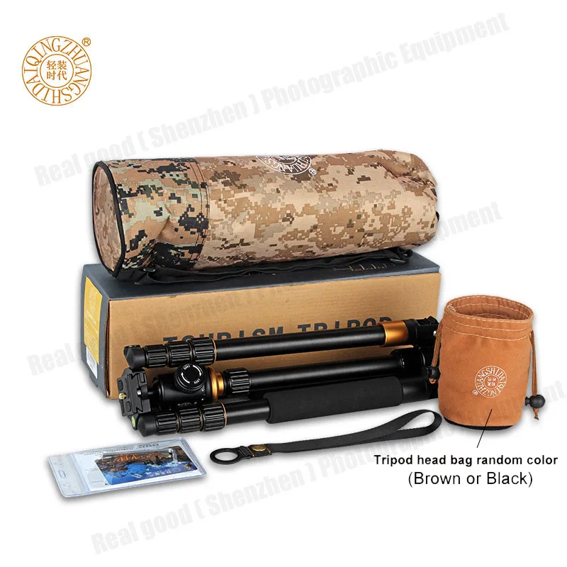 QZSD Q999S Ultra Compact and Lightweight Portable Aluminum Camera Tripod with Ball Head Monopod For Canon Nikon Sony DSLR Camera