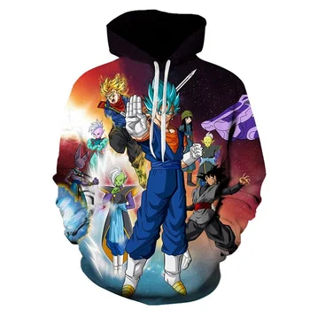 

Out Fashion Streetwear Cartoon 3D Dragon Ball Z Hoodies Sweatshirts 2019 Men Women Hip Hop Hoodie Super Saiyan Goku Jacket Coat