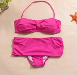FB007 rosered BANDEA для женщин из двух частей купальник стринги комплект бикини плавание одежда Push Up бразильский женский купальник - Цвет: FB007 rosered