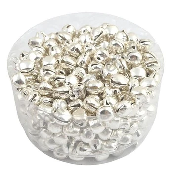 

100 Pcs Iron Jingle Bells silver gold colorful