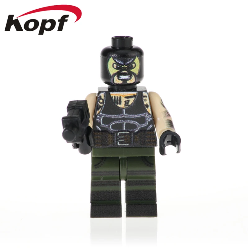 

Single Sale Building Blocks Super Heroes Bricks Bane Catman Batman Riddle Clown Girl Joker Figures For Children Toys PG1621
