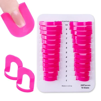 

26Pcs/Set Finger Nail Polish Shield Protector Tool Nail Art Stickers Tips Cover Case Keep Nail Polish From Spilling