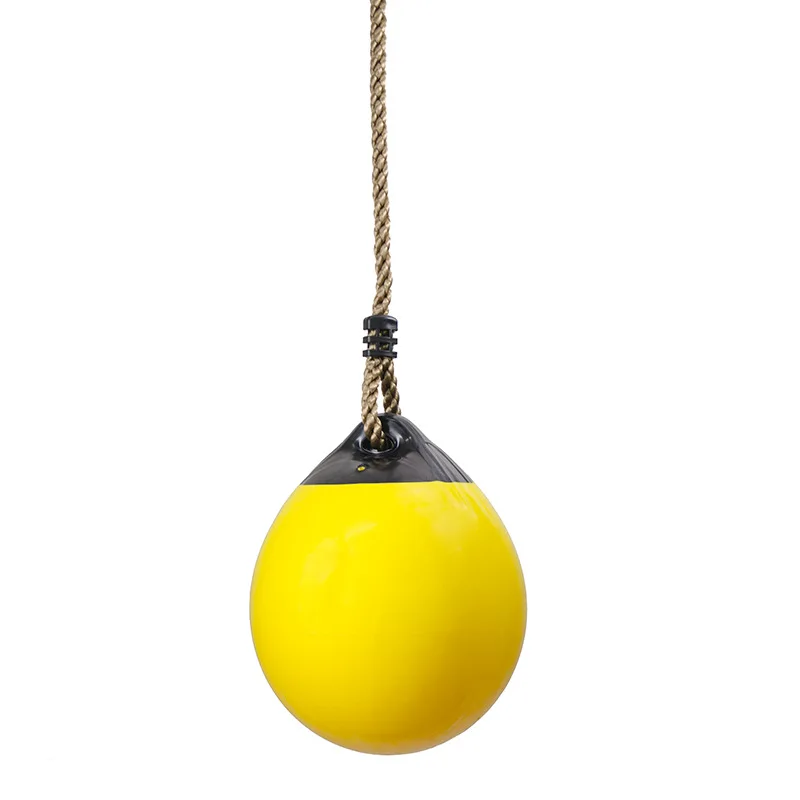 Bola do Balanço com Corda Jardim de Infância Grossa Playground Indoor Exterior Crianças Adultos Gym Swing 38cm 10 Cheap Paracord
