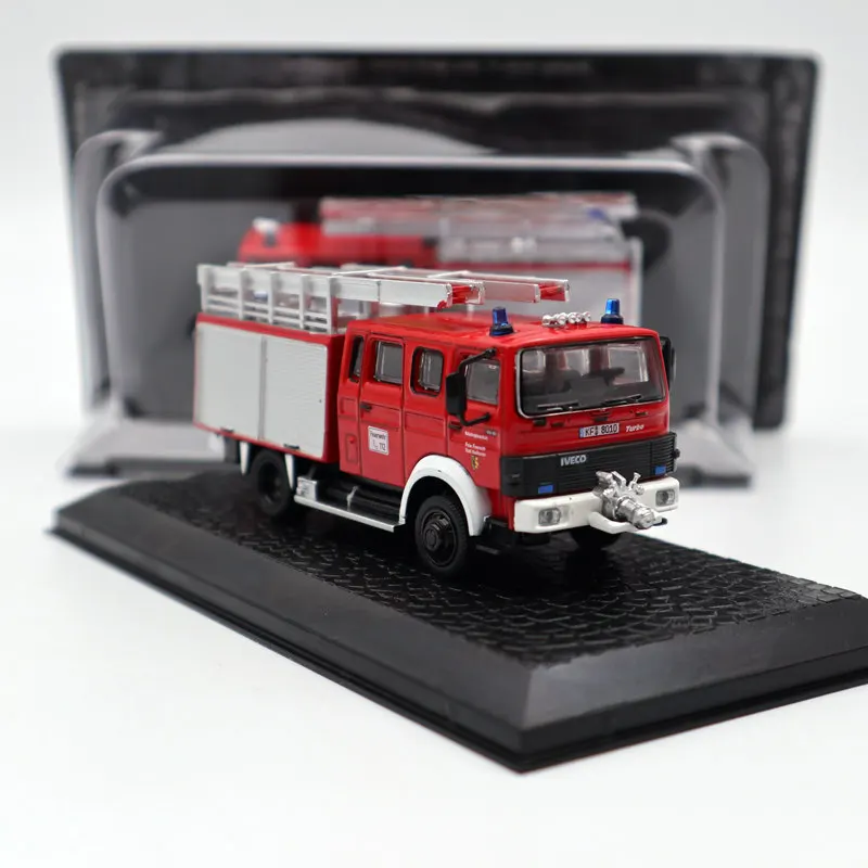 Magirus Iveco lf 16-ts 90-16 bomberos Kaufbeuren 1//72 atlas modelo coche con Oda