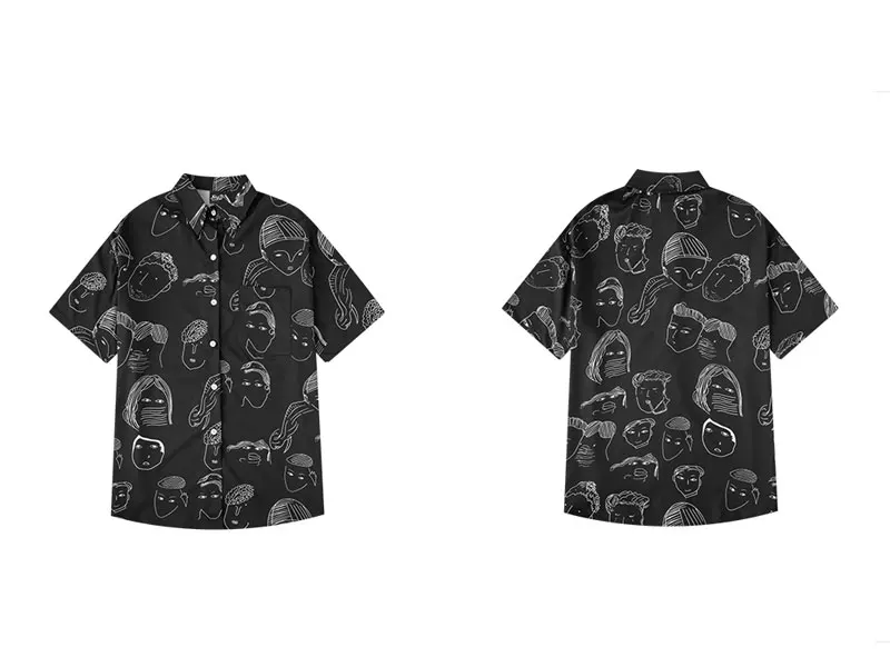 Vintage Comic Beach Shirts 1