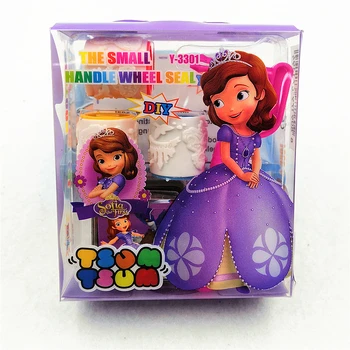 

Sofia Princess Cartoon Seal Stamper Children DIY Decorative Painting Scrapbooking Decoration Kids Birthday Party Supplies Set