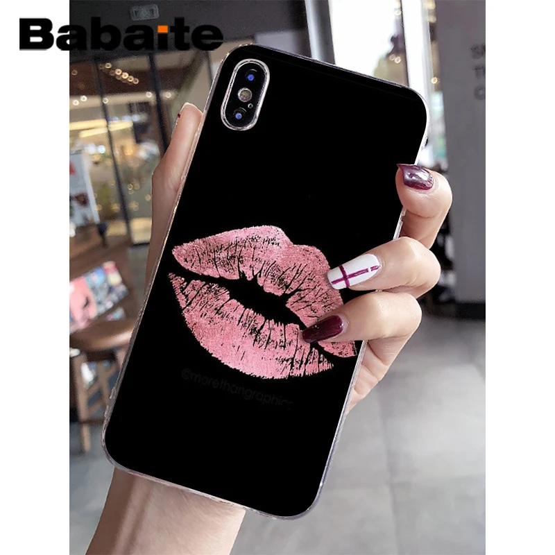 Girly Pink lips fashion newly pattern