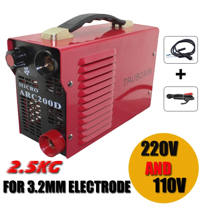 

Mini 220V/110V dual voltage protable 2.5KG 3.2MM electrode IGBT inverter DC welding machine/equipment /tools with accessory