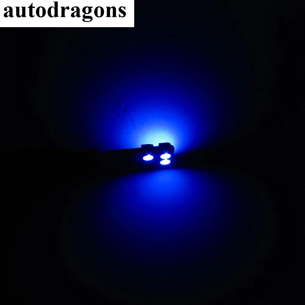 autodragons T10 6SMD RGB LED Car Dome Reading Light Lamp Bulb+Remote