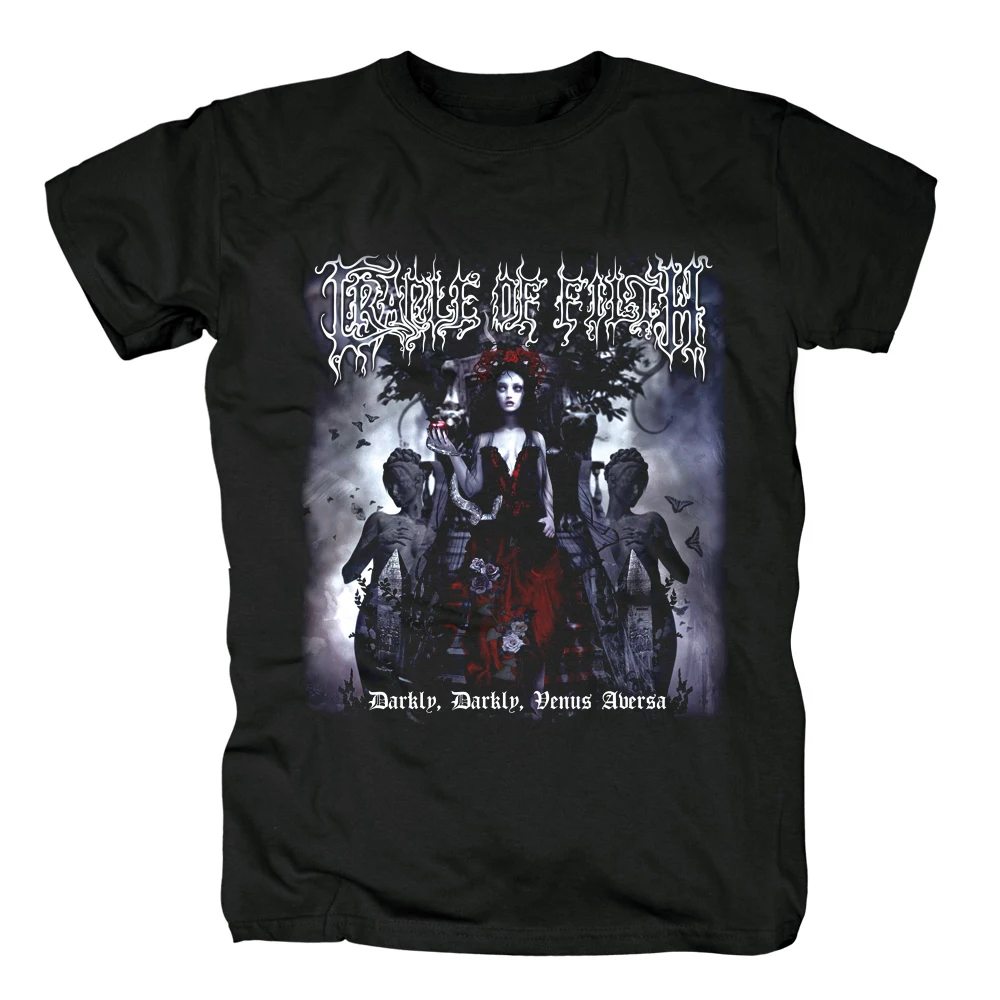 

Bloodhoof CRADLE OF FILTH Darkly Darkly black cotton new T-Shirt Asian Size