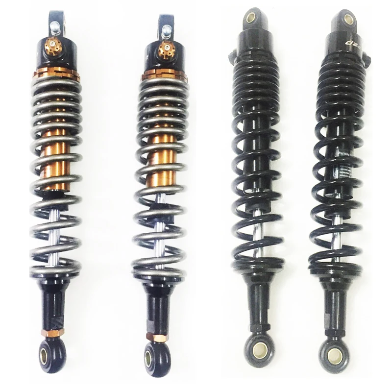 

340MM 350MM 360MM 380MM Motorcycle Suspension Shock Absorbers for Honda Yamaha Suzuki Kawasaki KTM Dirt bikes Gokart ATV