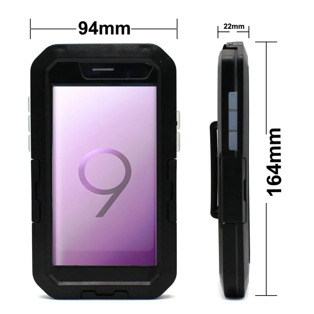 Водонепроницаемый держатель для телефона для мотоцикла для samsung Galaxy S5 S6 S6 edge подставка держатель для велосипеда S7 S8 S9 Plus бронированная сумка Поддержка Moto