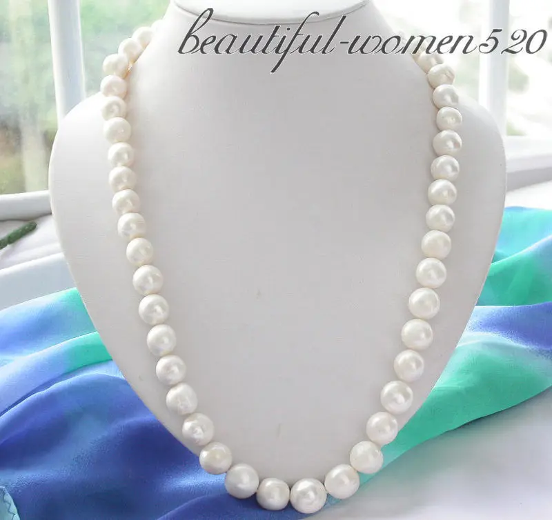 

Z3463 23" 14MM WHITE ROUND FW CULTURED PEARL NECKLACE