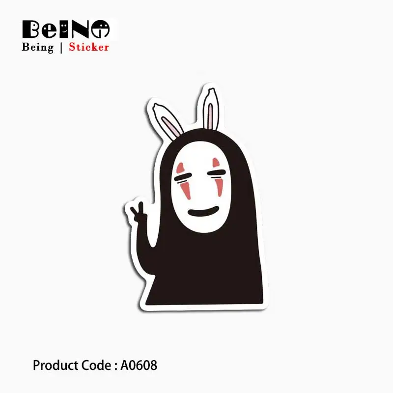 

Faceless Man Ghost Sticker Scissors Hand Smile Waterproof Suitcase Sticker Skateboard Notebook Guitar Child Toy A0608 Stickers