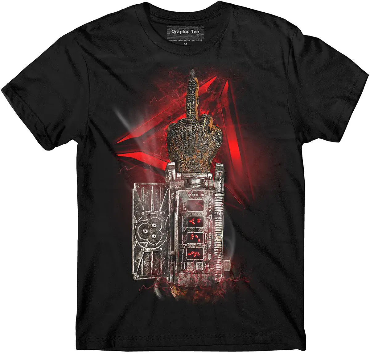 

PREDATOR t-shirt, Flip em off shirt, XENOMORPH t-shirt, Yautja t-shirt, Covenant Design T Shirt Men'S High Quality