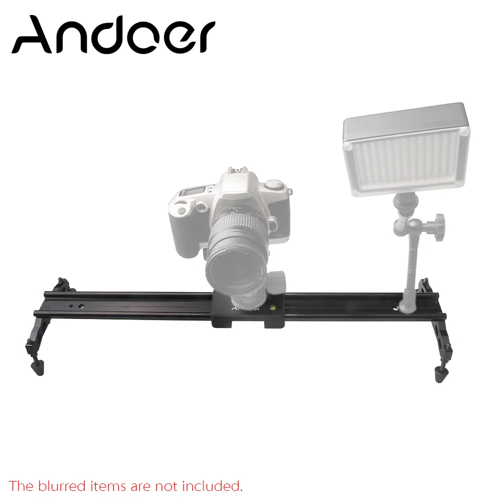 Prix pour Andoer 60 cm/24 "vidéo Piste Dolly Caméra Curseur Stabilisateur Système En Alliage D'aluminium pour Canon Nikon Sony DSLR Caméscopes Prix pour Andoer 60 cm/24 "vidéo Piste Dolly Caméra Curseur Stabilisateur Système En Alliage D'aluminium pour Canon Nikon Sony DSLR Caméscopes