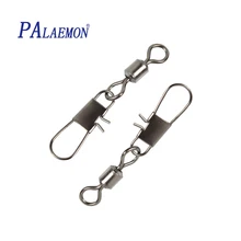PALAEMON 100 шт./лот рыболовный шарнир Rolling поворотный с замковое соединение рыболовные снасти Разъем